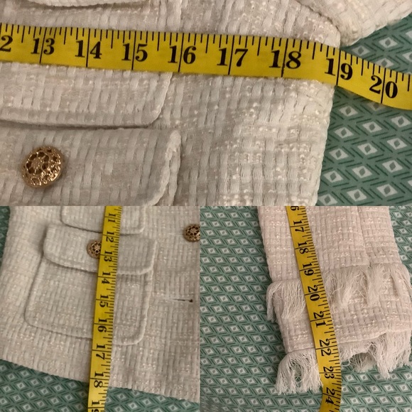 Bey Azura cropped cream long sleeve‎ jacket. Size Medium - Picture 14 of 16